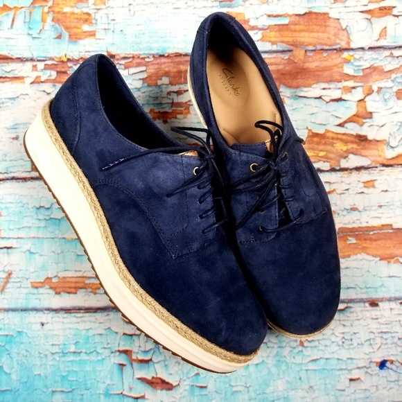 clarks artisan teadale rhea wedge oxford